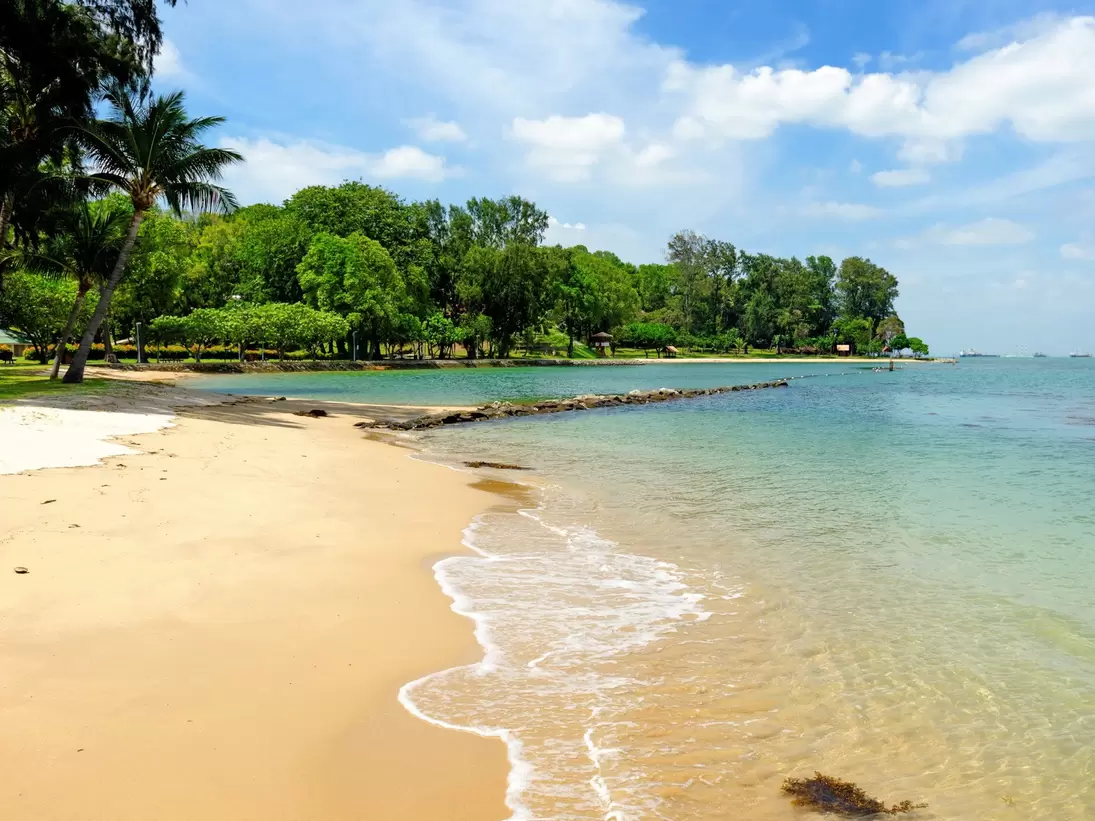 Clear blue sea and tropical sandy beach of St John Island, Singapore; Shutterstock ID 127867628; Your name (First / Last): Josh Vogel; Project no. or GL code: 56530; Network activity no. or Cost Centre: Online-Design; Product or Project: 65050/752...