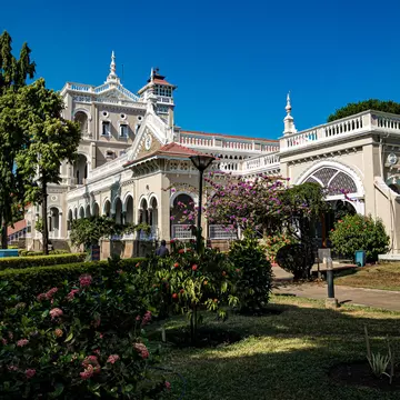 The Aga Khan Palace, Pune, Maharashtra, India. Dinesh Hukmani/Shutterstock