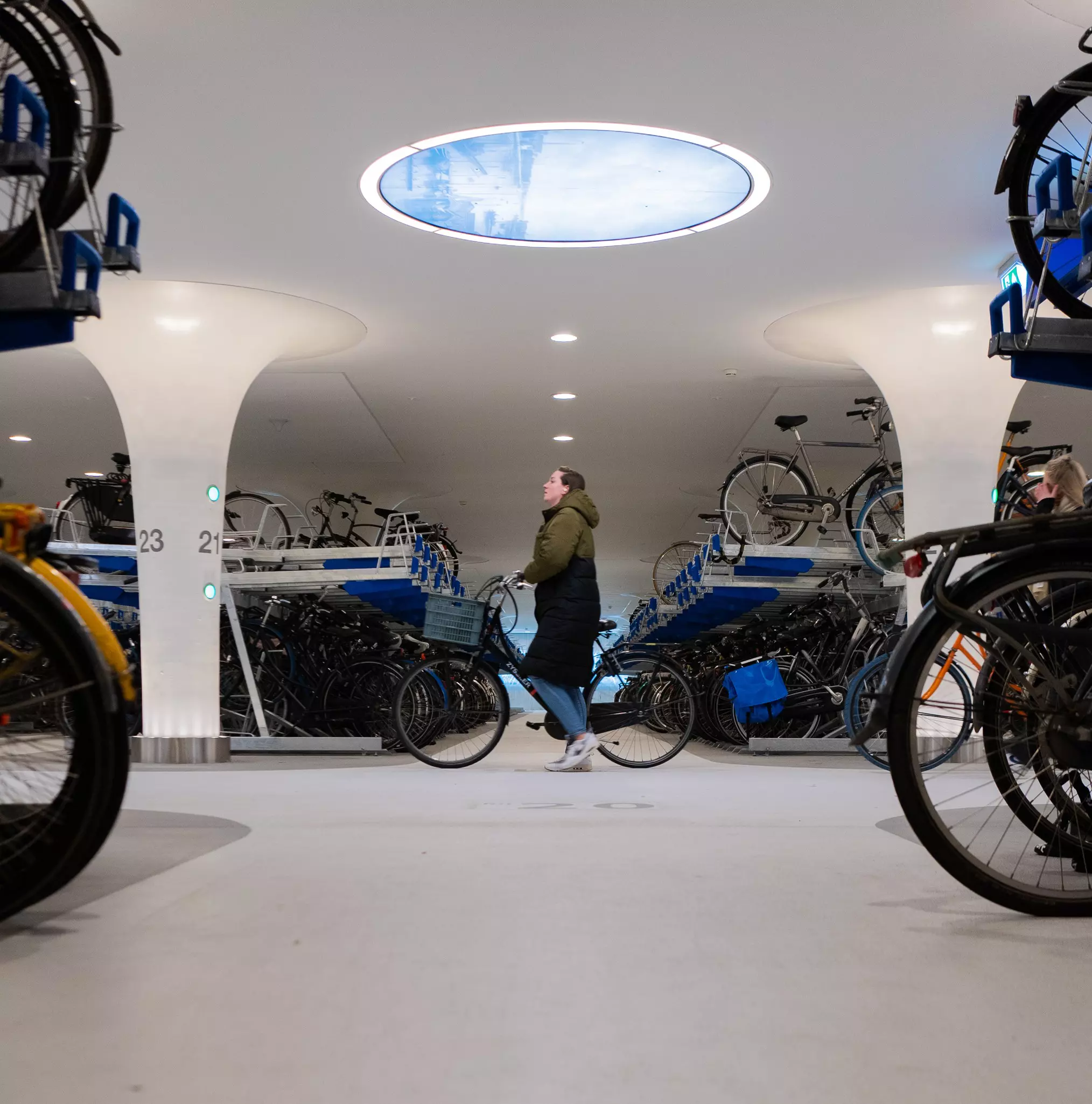 Amsterdam's extensive network of cycleways is supported by facilities like Centraal Station’s two underwater bike-parking garages © Courtesy of amsterdam&partners