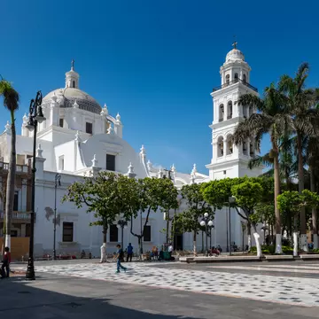 The Veracruz Cathedral in the main plaza of Veracruz, Mexico. TLF Images/Shutterstock