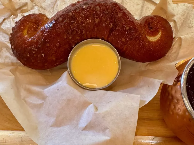 Soft pretzel from The Handle Bar at the Four Seasons in Jackson Hole. Brekke Fletcher/Lonely Planet (2)