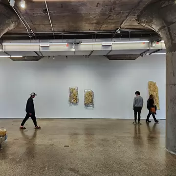 Interior of MOCA Greater Toronto Art 2024 Triennial Exhibition.