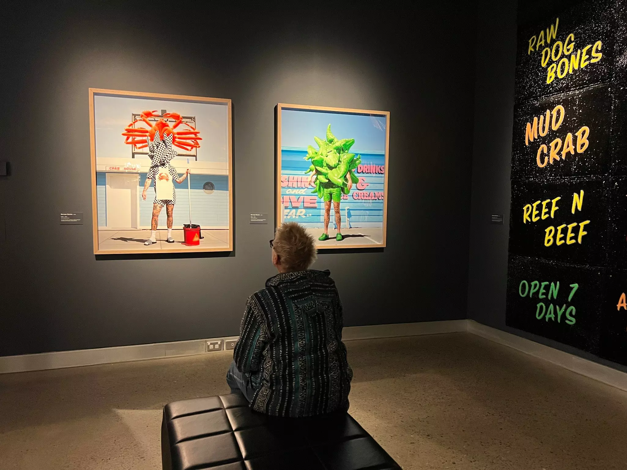 A visitor admires artwork in the Tweed Regional Gallery & Margaret Olley Art Centre in Murwillumbah, NSW. Jessica Lockhart/Lonely Planet