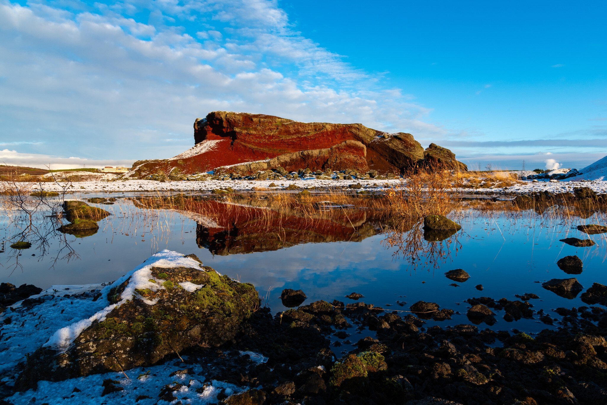 Artificial craters, Rauðhólar, are located in Leitahraun. The part of the lava near Rauðhólar is called Elliðaárhraun and is located in the Heiðmörk nature reserve. Located near Reykjavík, Iceland, License Type: media, Download Time: 2026-06-29T20:11:08.000Z, User: LP_NZhan, Editorial: false, purchase_order: 65050 - Digital Destinations and Articles, job: App Content, client: Lonely Planet App, other: Nadine Zhan 