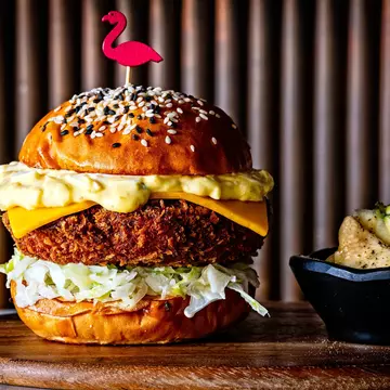 Washington DC's food scene is full of unforgettable dishes -- here are our favorites (including this shrimp katsu burger from Perry's). Scott Suchman, Perry's