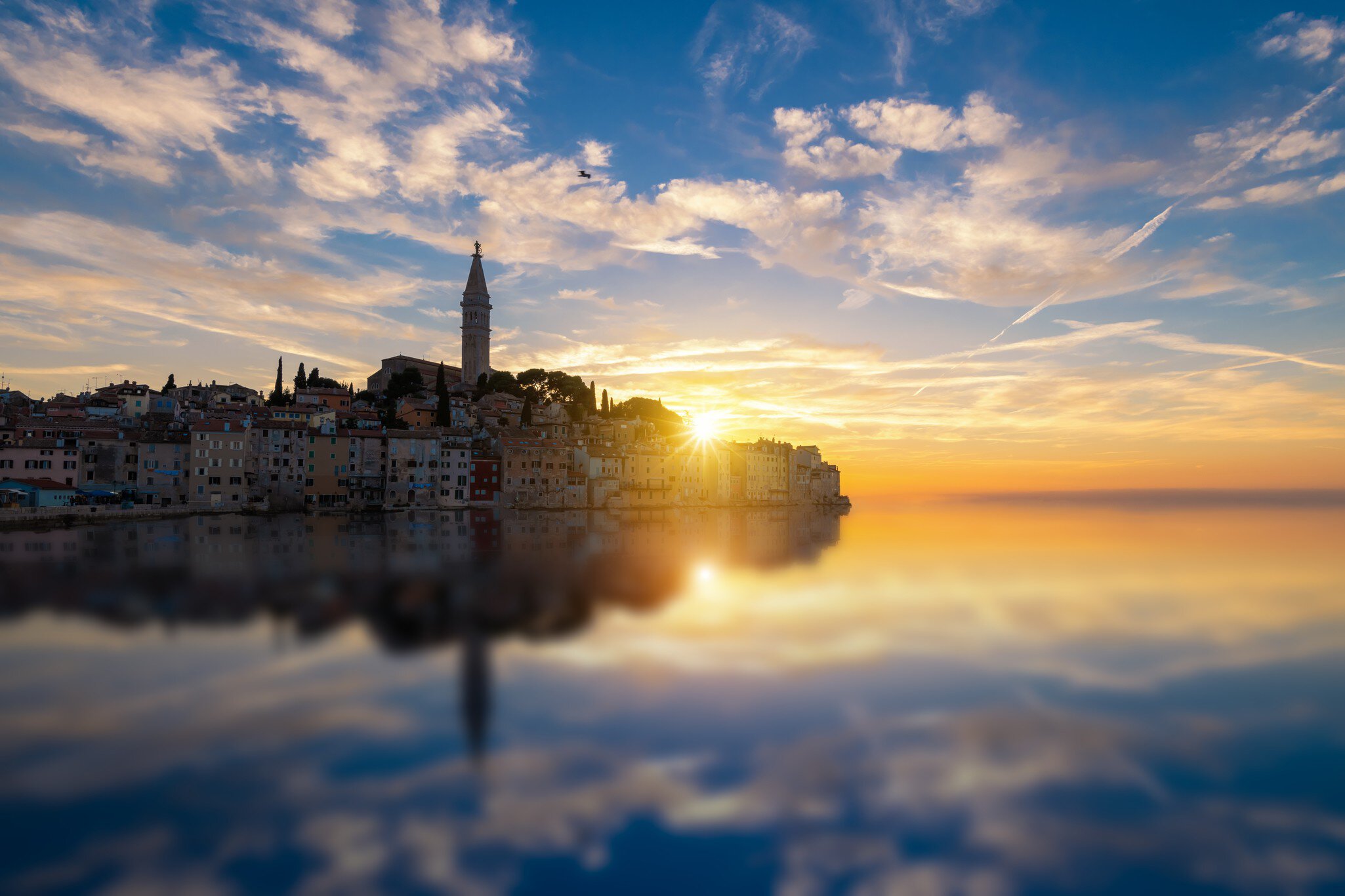 Rovinj is a city in Croatia situated on the north Adriatic Sea Located on the western coast of the Istrian peninsula,
