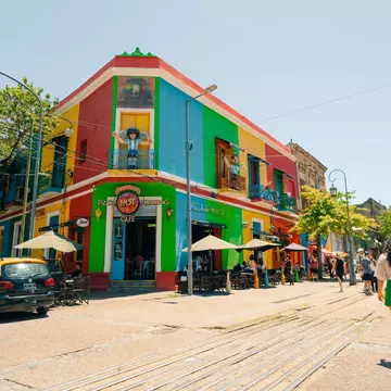 El Caminito, Buenos Aires' iconic colorful neighborhood. Brester Irina/Shutterstock