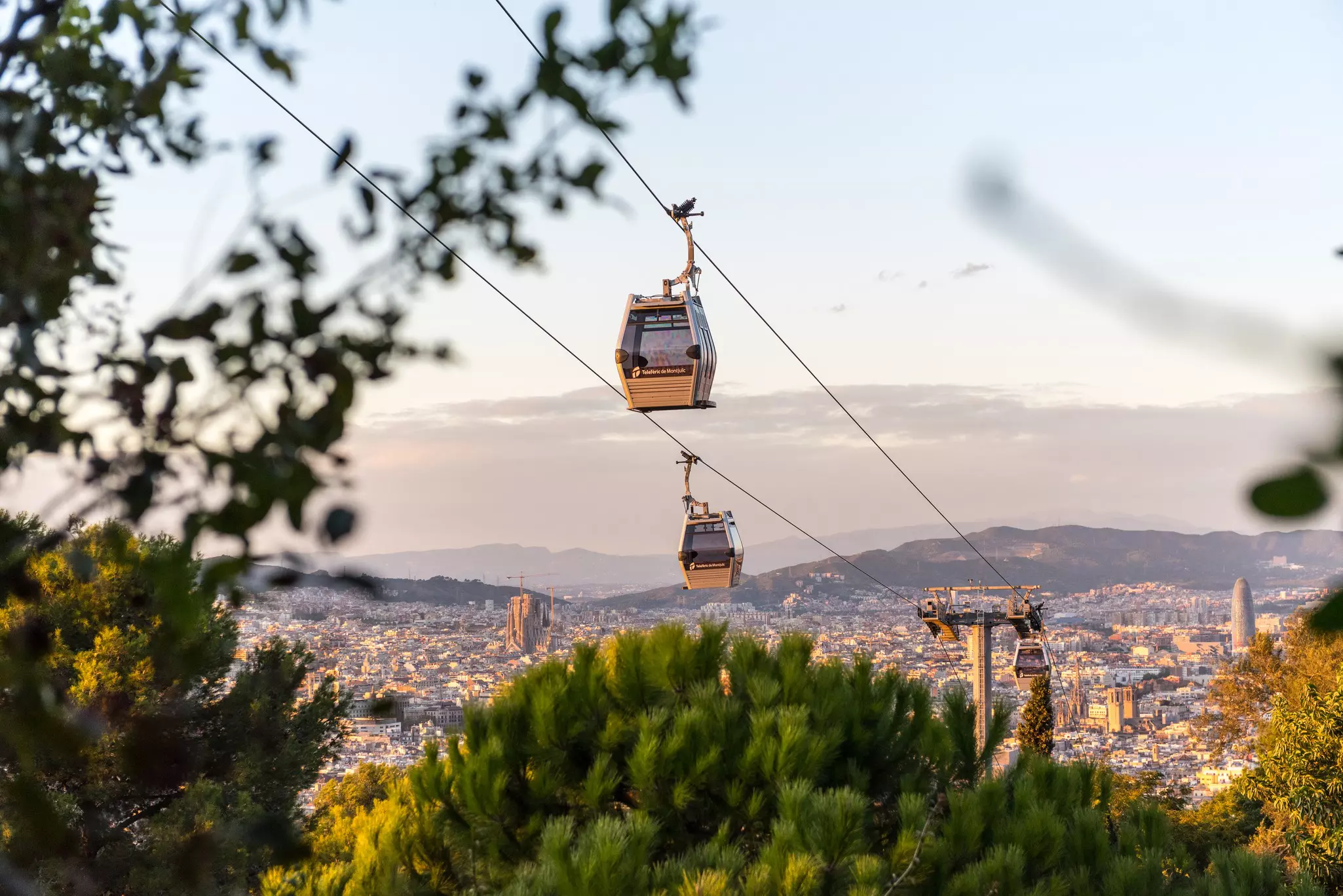 Barcelona , Spain : September 26 , 2020 : Teleferic in the Montjuic Castle is an old military fortress, with roots dating back to 1640, built on top of Montjuïc hill in Barcelona, License Type: media, Download Time: 2025-05-06T20:11:58.000Z, User: rhylton_redventures, Editorial: true, purchase_order: 65050 - Digital Destinations and Articles, job: Lonely Planet, client: Rhianydd Hylton, other: Lonely Planet wip