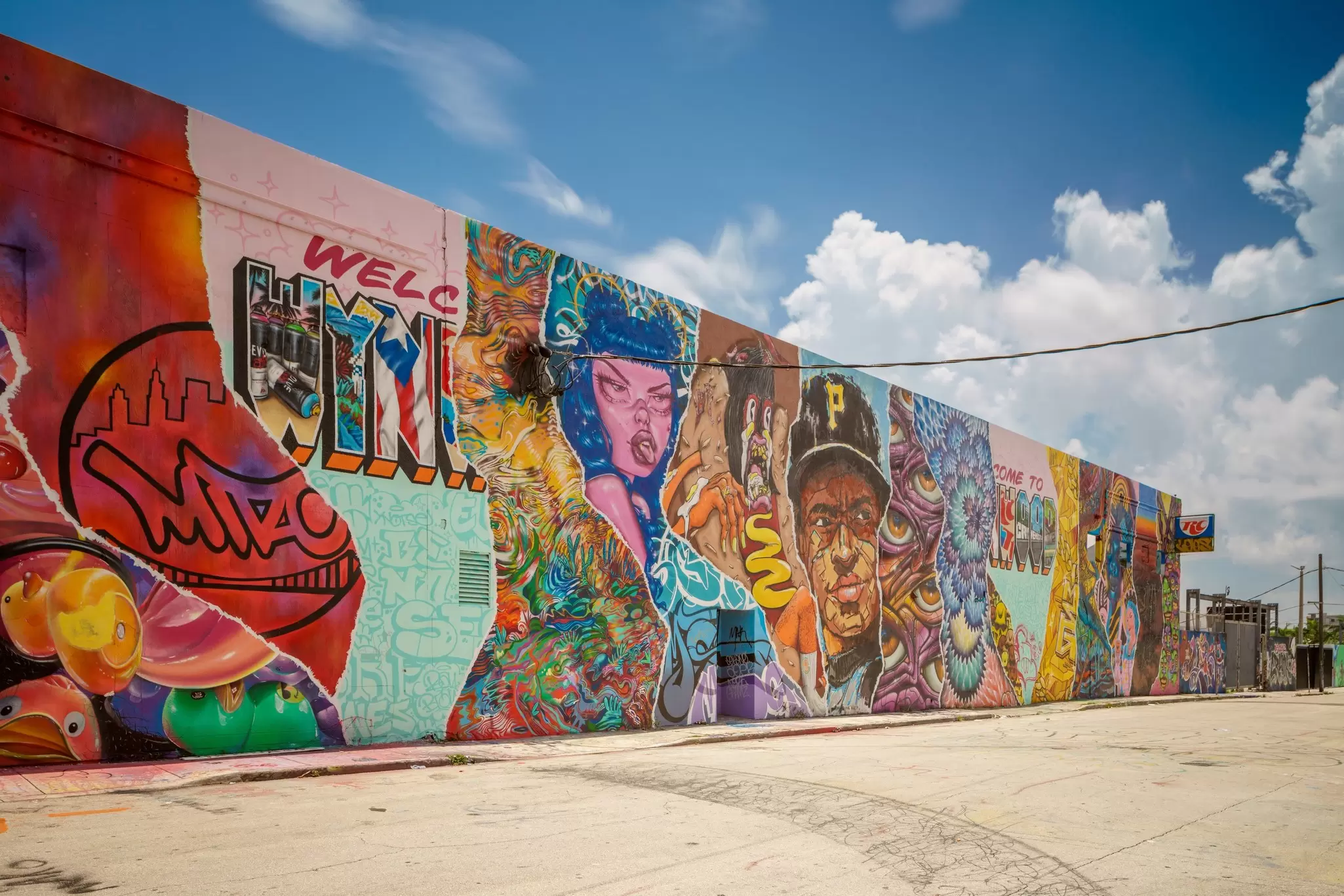 Miami, FL, USA - July 9, 2023: Long exposure photo of business and art at Wynwood art district, License Type: media, Download Time: 2025-03-31T19:12:33.000Z, User: Ppeterson948, Editorial: true, purchase_order: 65050 - Digital Destinations and Articles, job: Global Publishing WIP, client: Global Publishing WIP, other: Pia Peterson Haggarty // SS Comp Ingestion