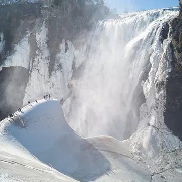 Montmorency Falls Quebec City Winter Sugar Loaf, Canada, License Type: media, Download Time: 2026-05-18T20:24:19.000Z, User: LP_NZhan, Editorial: false, purchase_order: 65050 - Digital Destinations and Articles, job: App Content, client: Lonely Planet App, other: Nadine Zhan