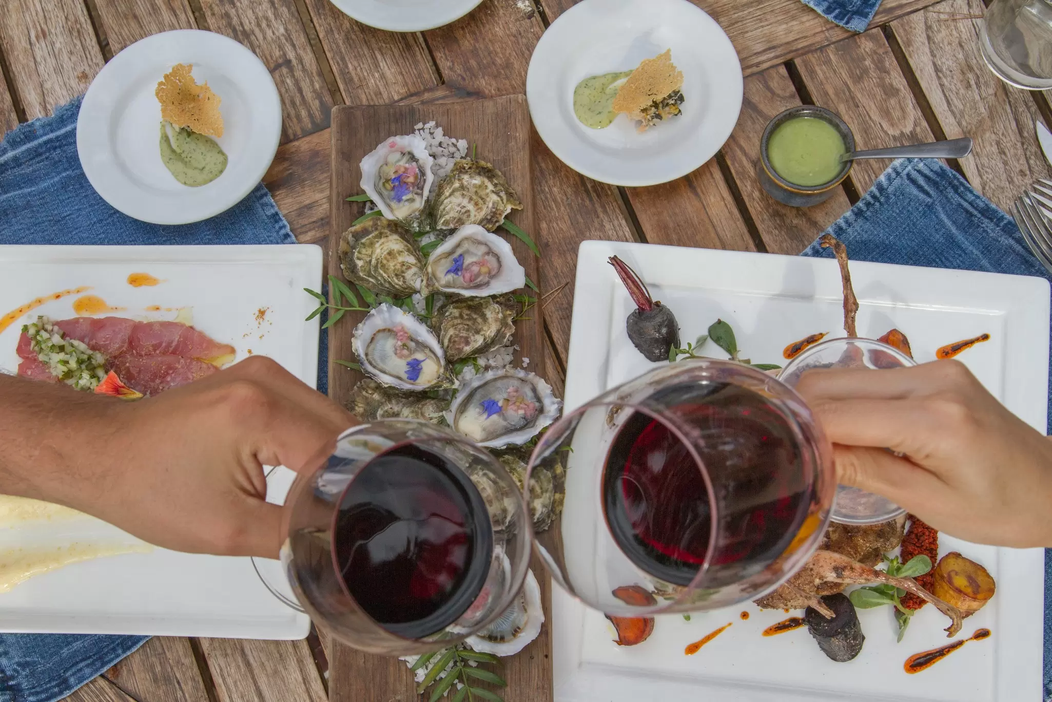 Dining in Valle de Guadalupe. Matthew Suarez/Getty Images