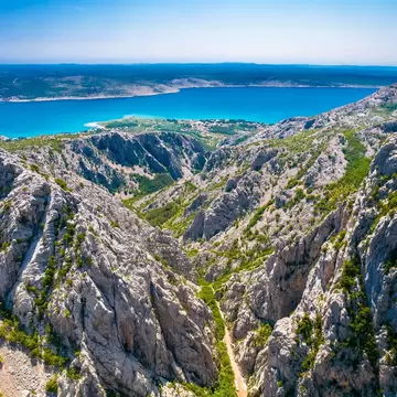 Paklenica canyon National park, Croatia.
