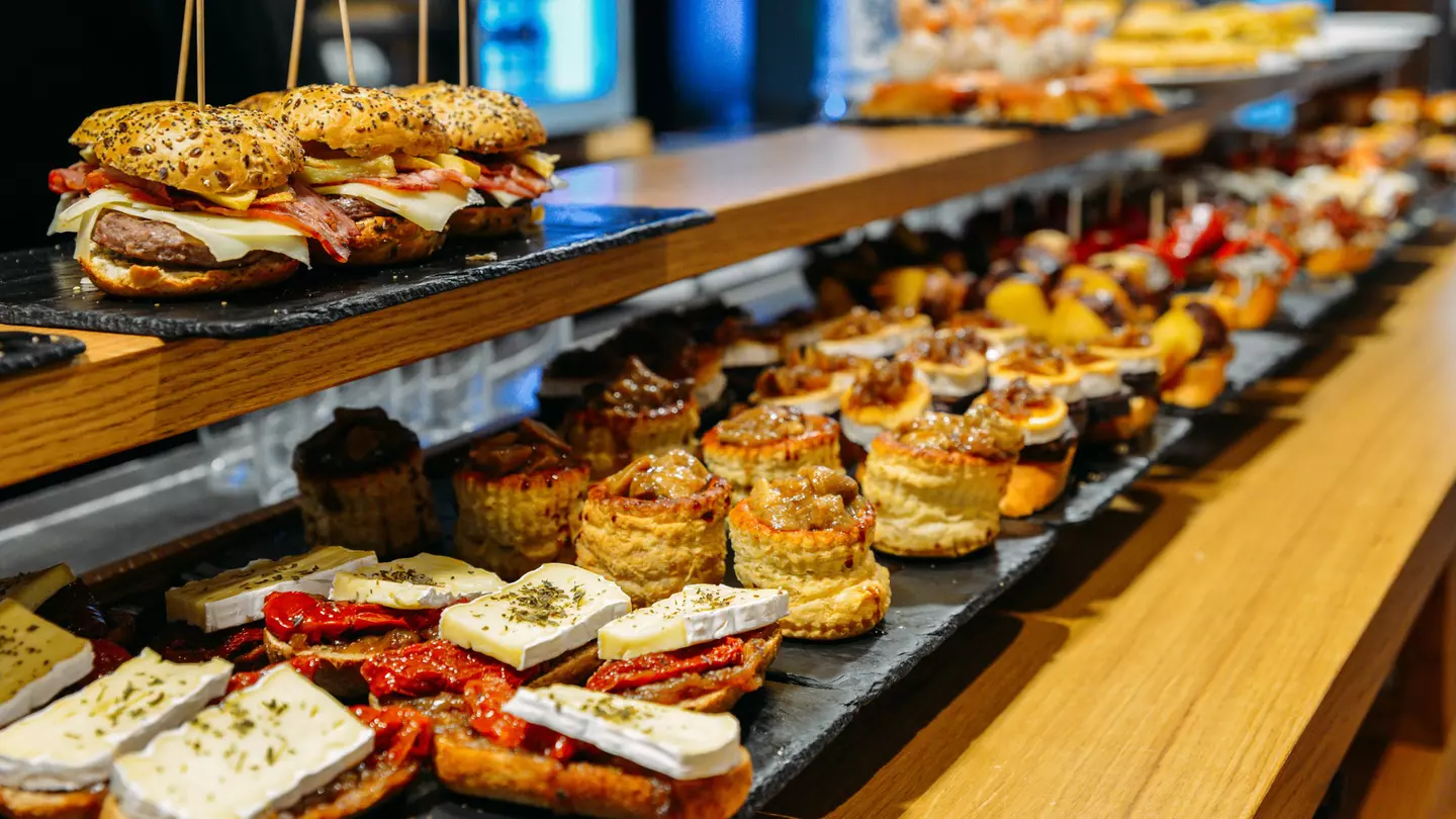 In Spain’s Basque Country, bar counters positively team with pintxos, bite-sized snacks to be enjoyed with drinks © iStock / Getty Images Plus