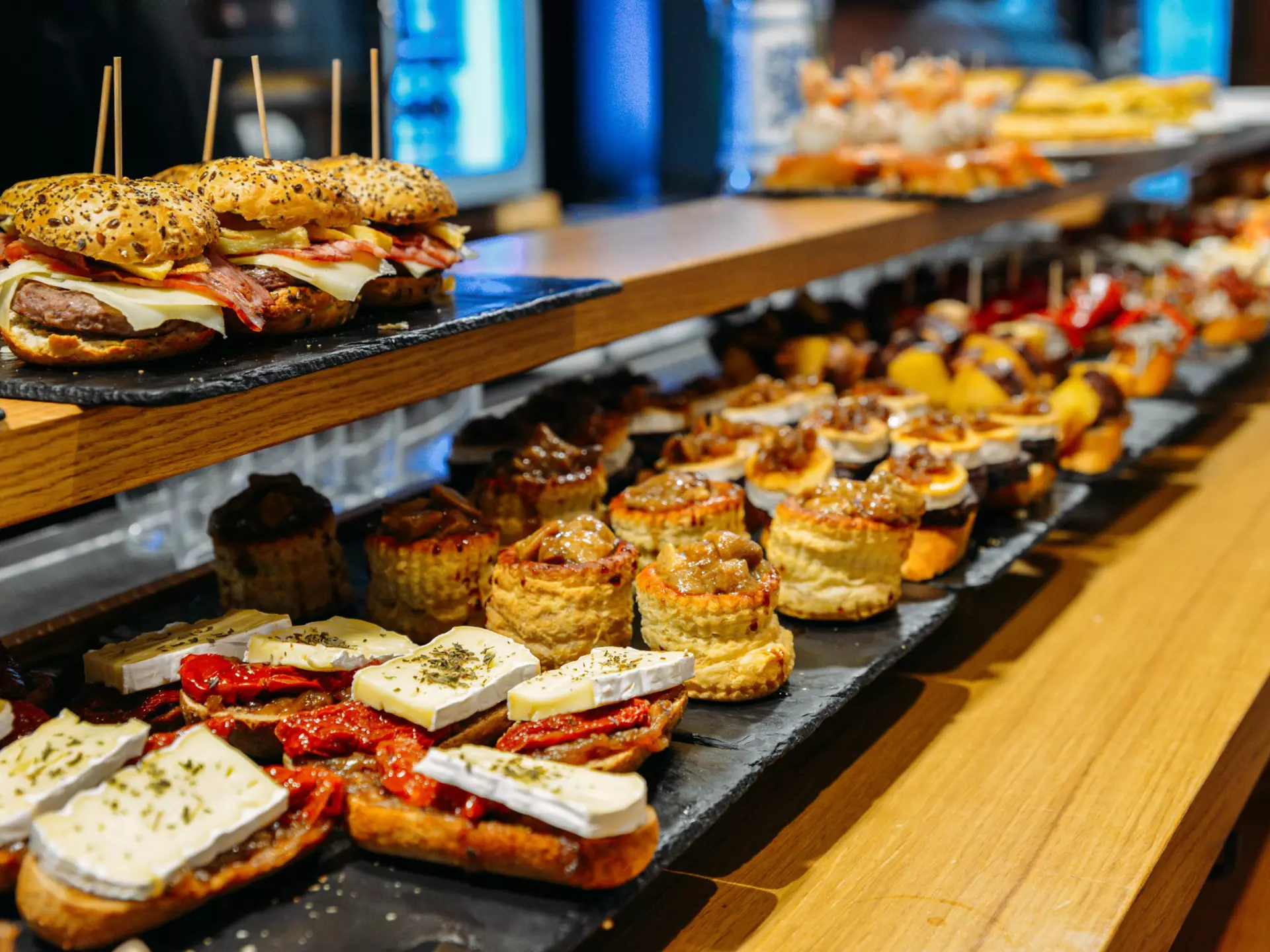 In Spain’s Basque Country, bar counters positively team with pintxos, bite-sized snacks to be enjoyed with drinks © iStock / Getty Images Plus