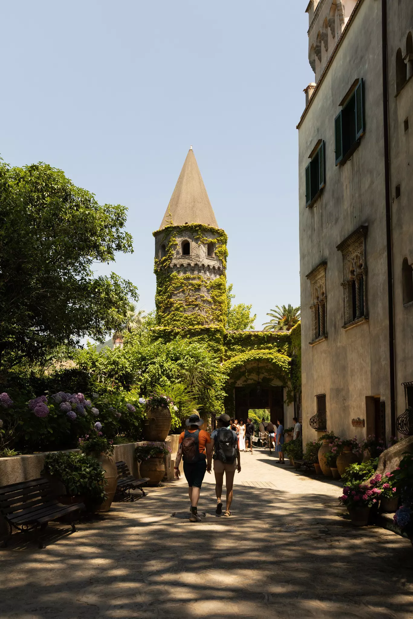 Villa Cimbrone Gardens, Ravello, Italy. July 2025.