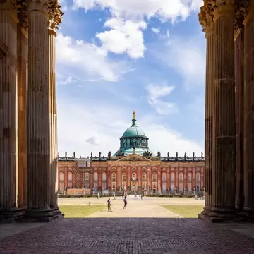 New Palace (Neues Palais) in Potsdam, Germany.