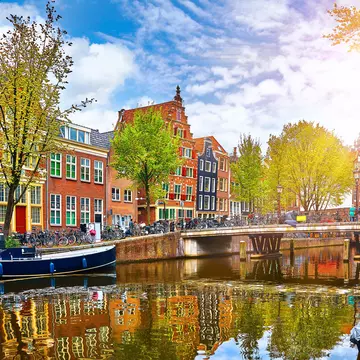 Amsterdam in spring. iStockphoto/Getty Images