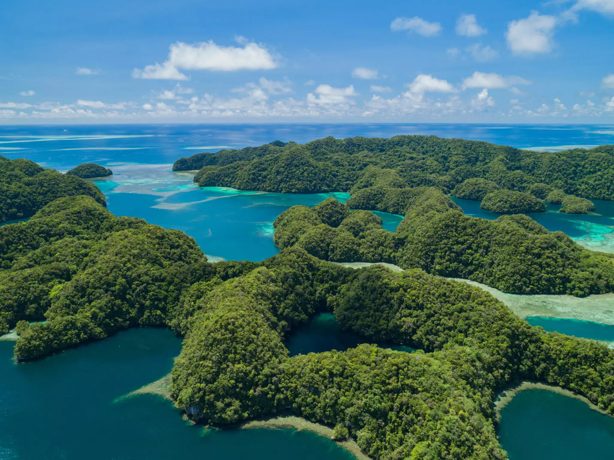 Palau's Rock Islands and Marine Lake.