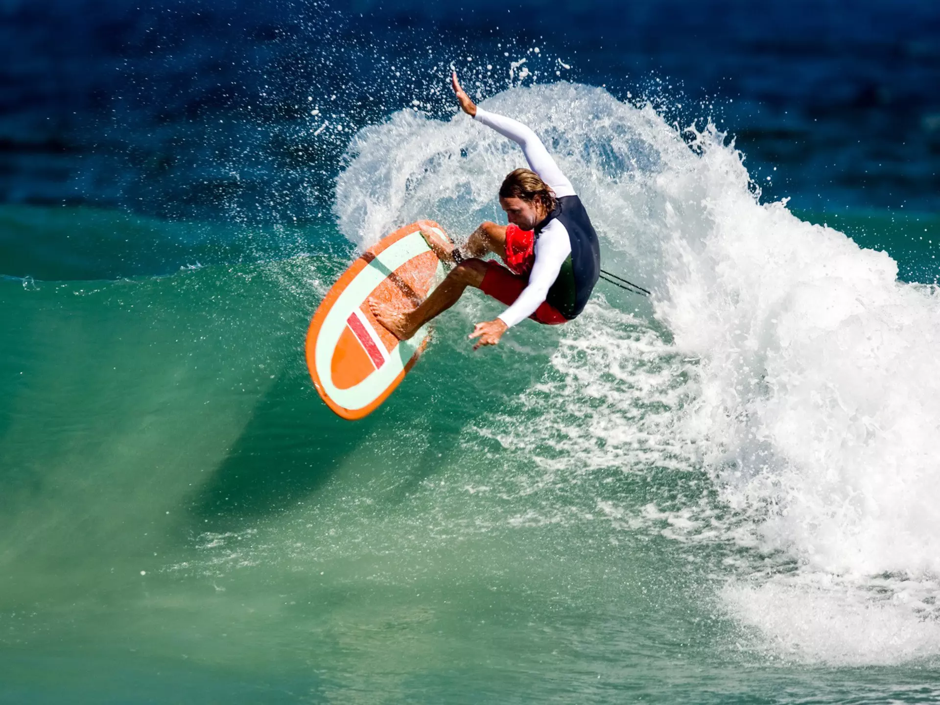 Surfing on Masirah Island