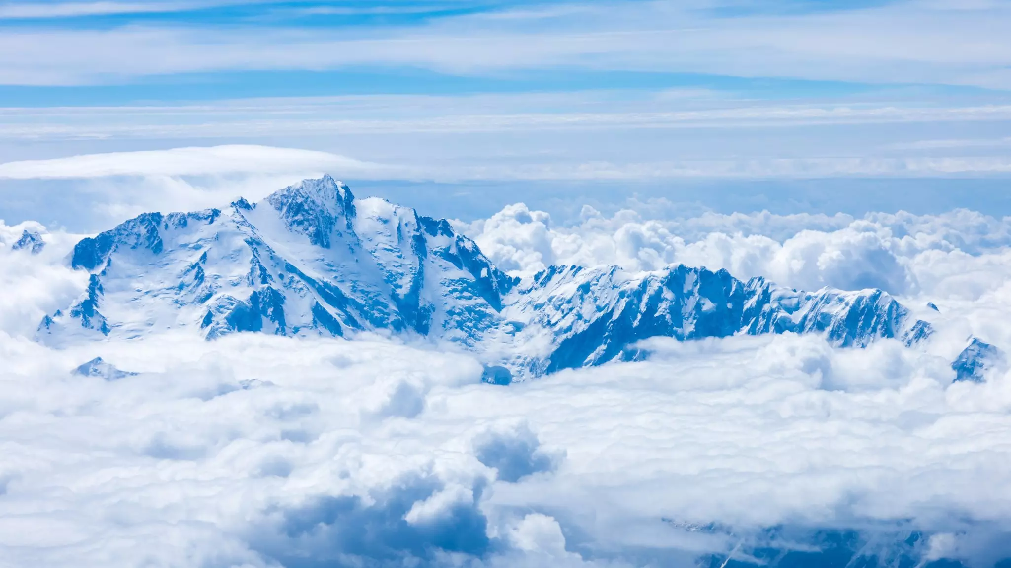 The peak of Nanga Parbat in Skardu viewed from a plane. World Explorers/Shutterstock