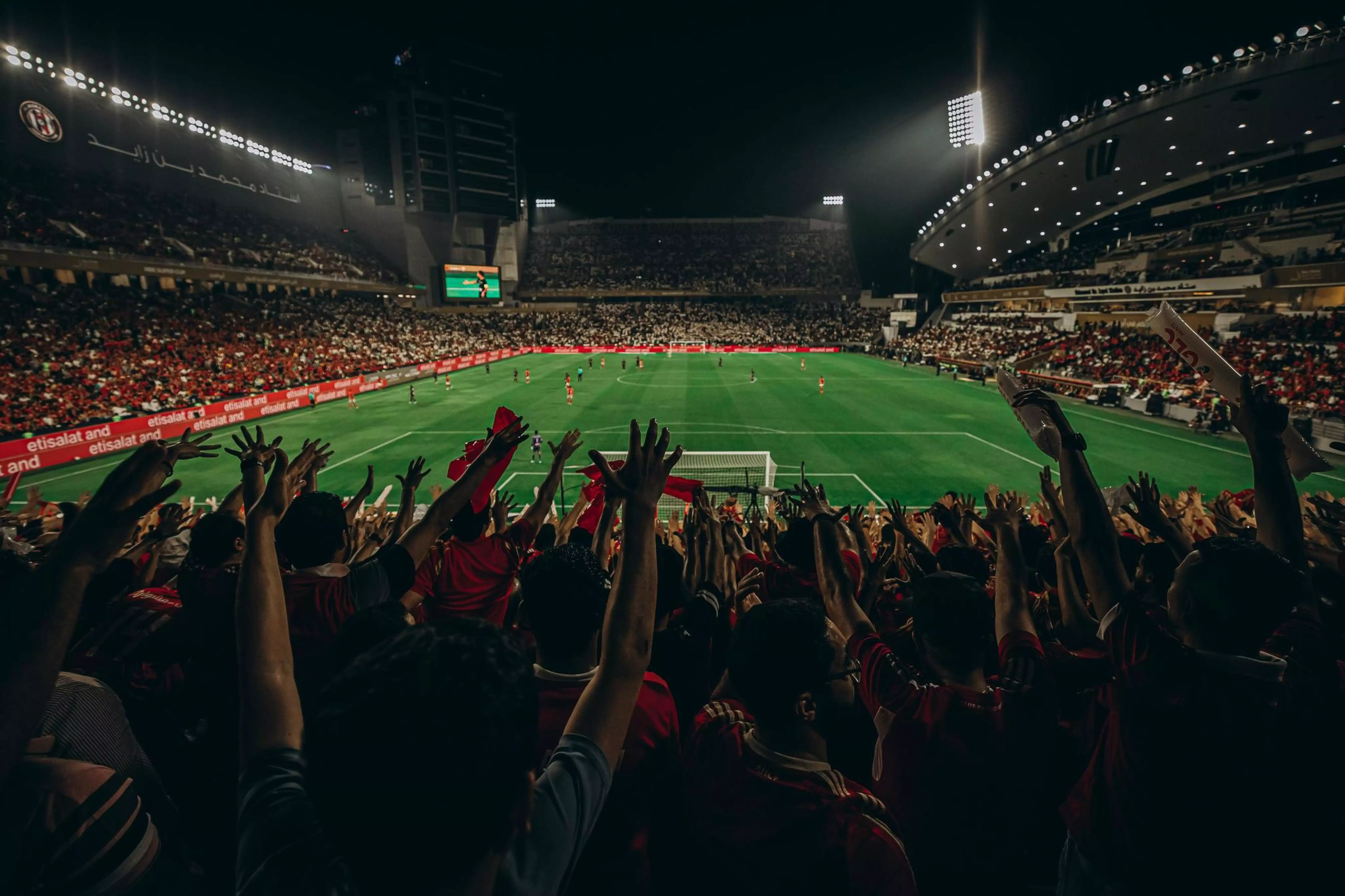 Exciting Soccer Match in Abu Dhabi Stadium (Eslam Mohammed Abdelmaksoud/Pexels)