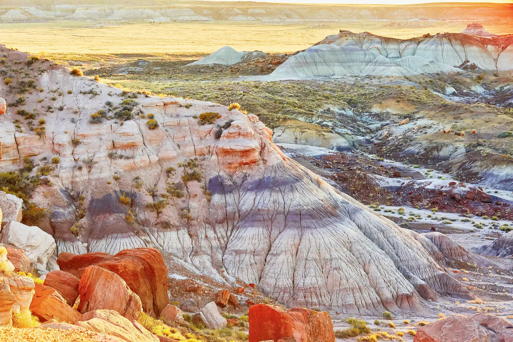 The Painted Desert gets its name from the many colors filling the landscape © Ekaterina Pokrovsky / Shutterstock