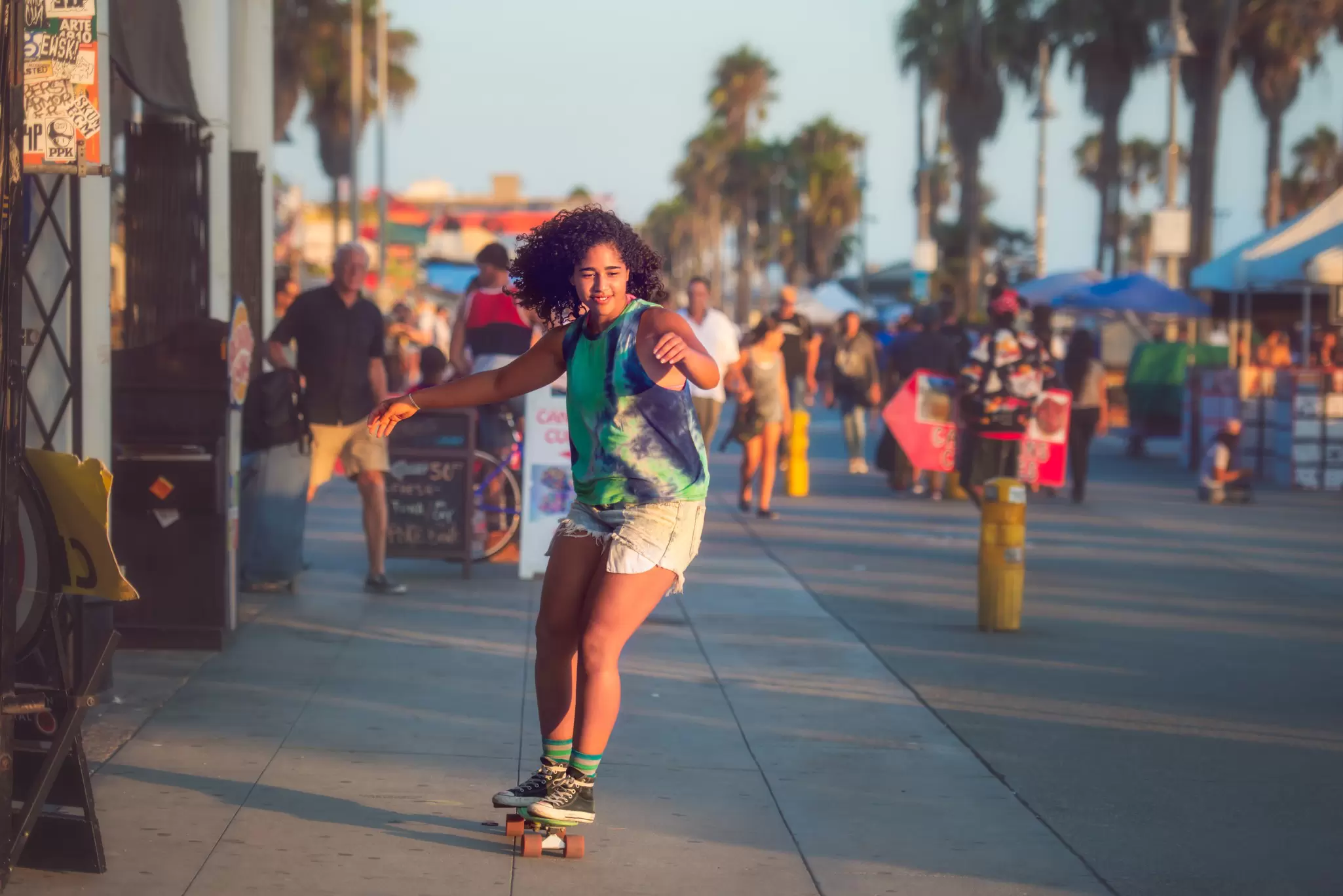 Venice Beach Skateboard Girl