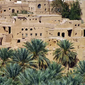 Al Hamra historic town in Oman, Asia, Arabian Penisula