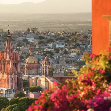 Looking out over the Parroquia de San Miguel Arcangel, San Miguel de Allende, Mexico. Justin Foulkes for Lonely Planet