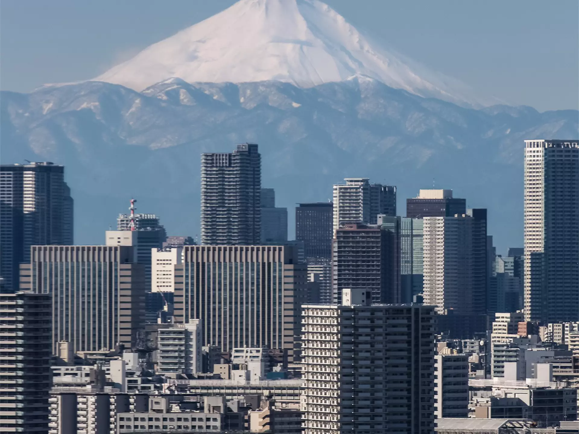 Although some things are different, Japan's cities are still huge. Sakarin Sawasdinaka / Shutterstock