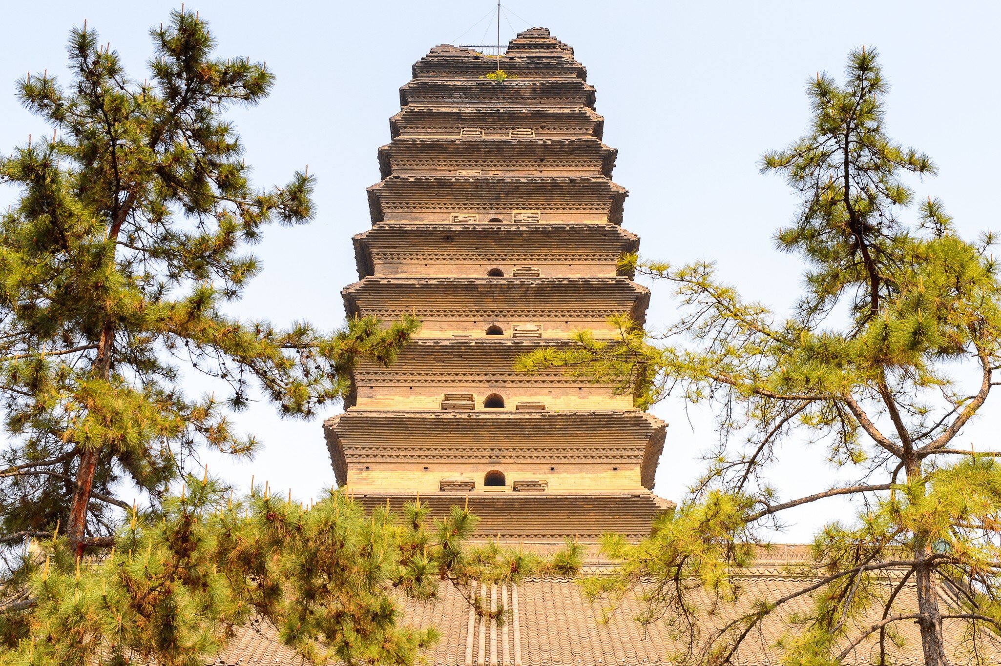 Small (Little) Wild Goose Pagoda, XIan, Shaanxi, China. One of the popular touristic destination in XIan, License Type: media, Download Time: 2026-08-31T14:38:28.000Z, User: LP_NZhan, Editorial: false, purchase_order: 65050 - Digital Destinations and Articles, job: App Content, client: Lonely Planet App, other: Nadine Zhan