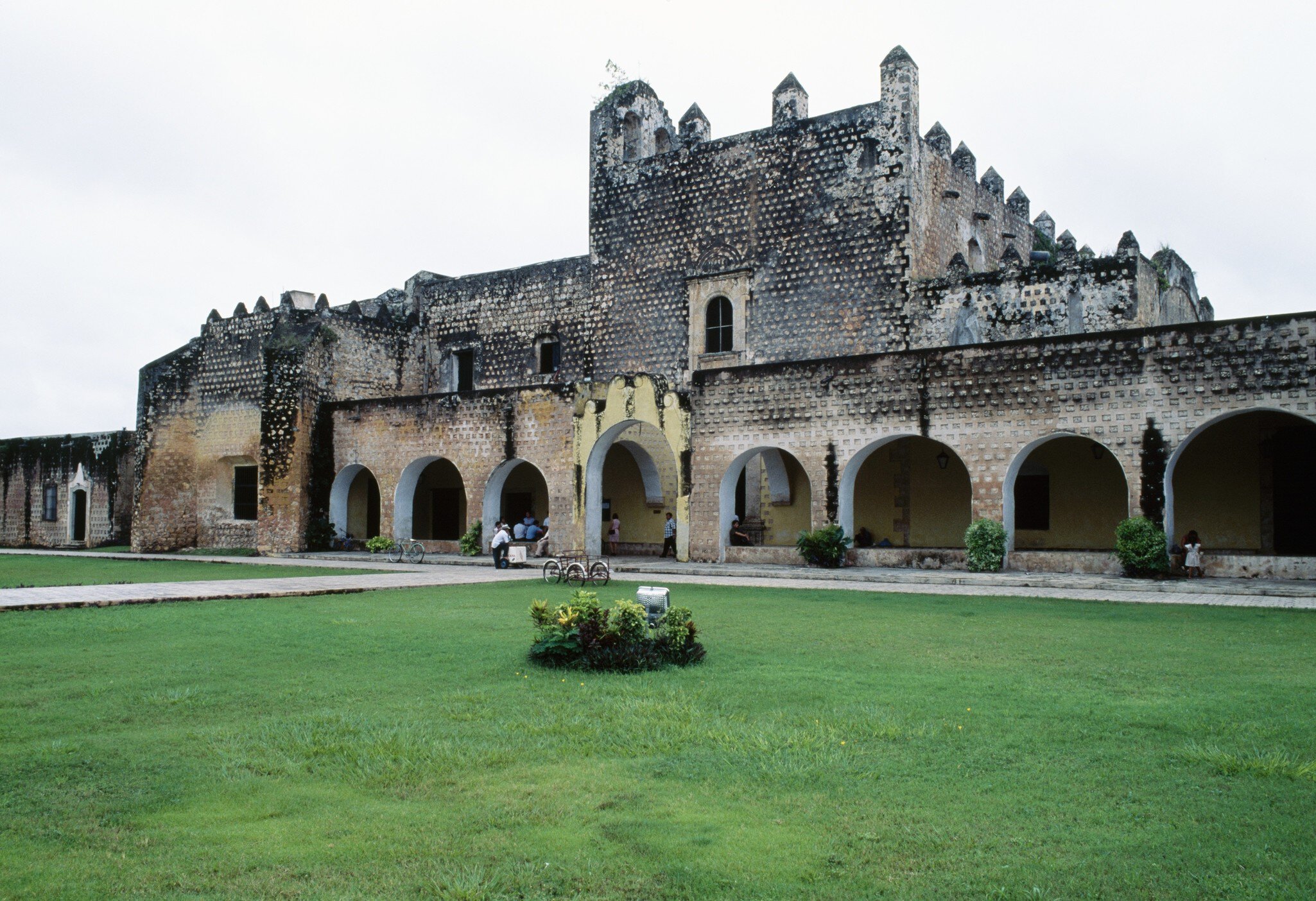 MEXICO - FEBRUARY 16: The Franciscan monastery of San Bernardino, Valladolid, Yucatan. Mexico, 16th century. (Photo by DeAgostini/Getty Images)