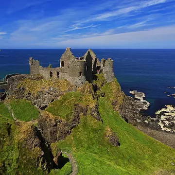 Dunluce Castle, Antrim coast, Northern Ireland