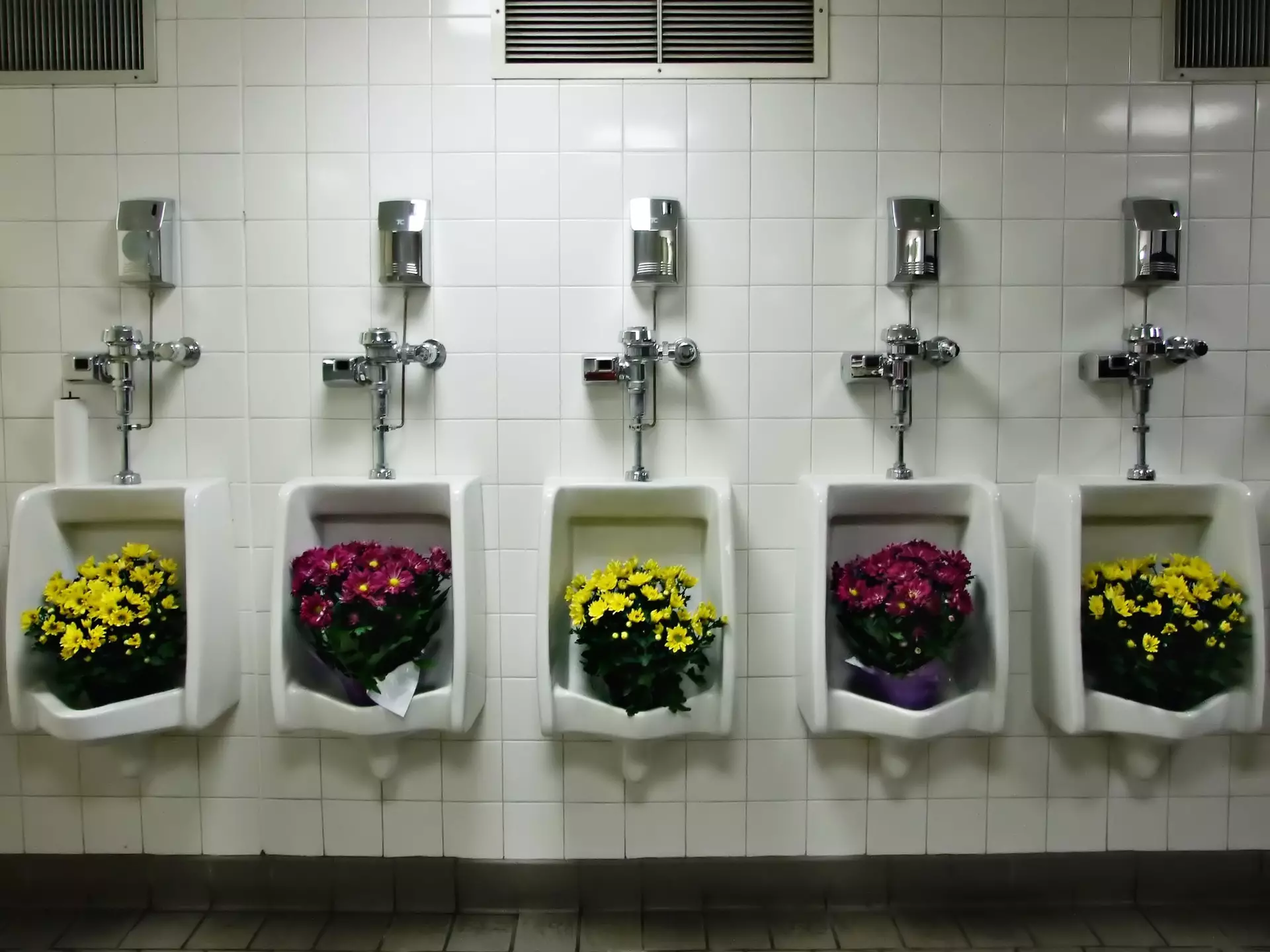 Flower show attendees might be surprised by some of the more inventive displays. PJ Taylor / Getty Images