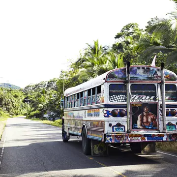 It's not just the scenery that looks amazing in Panama – its buses do, too © Mark Read/Lonely Planet