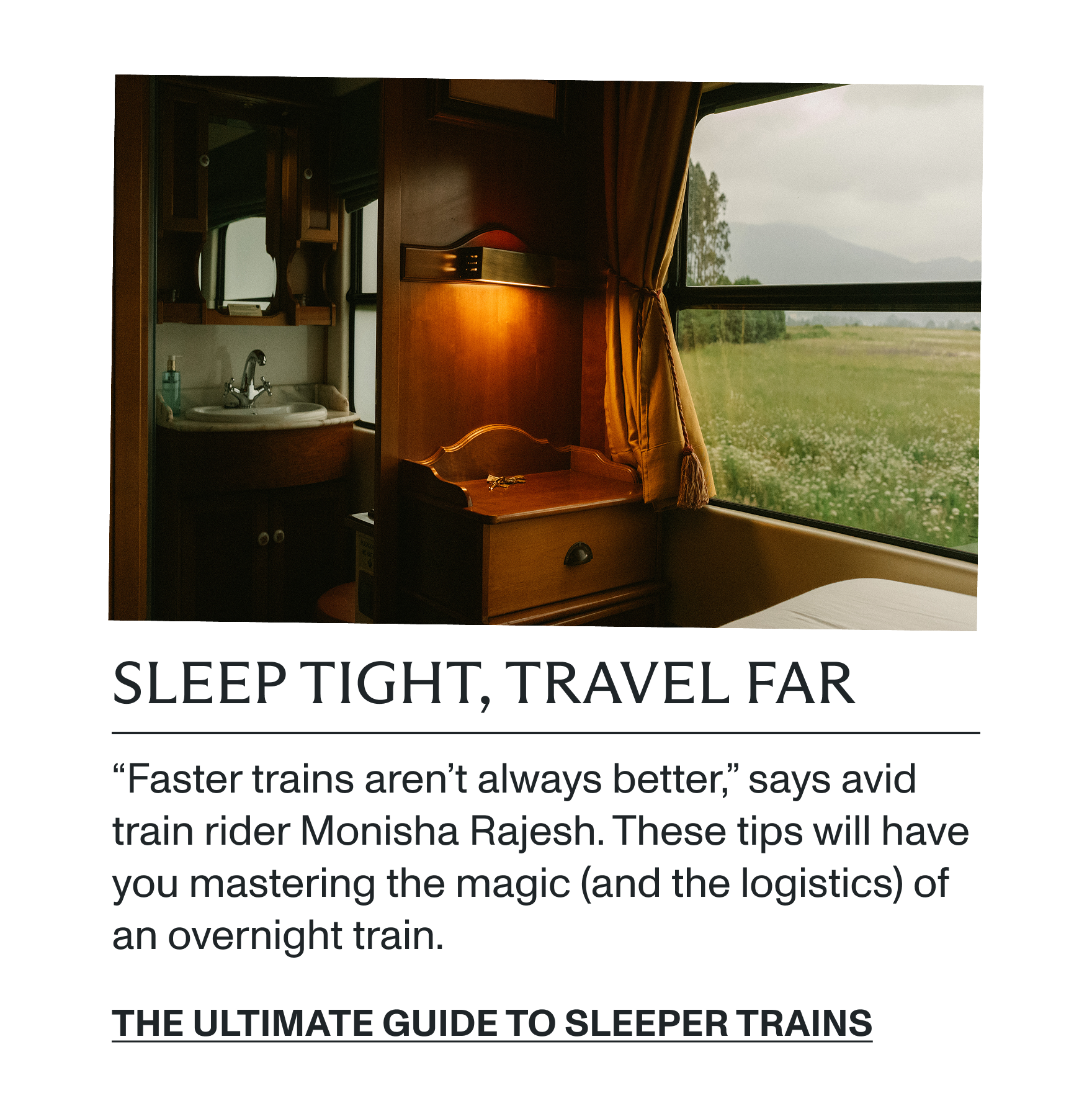 The ultimate guide to sleeper trains
