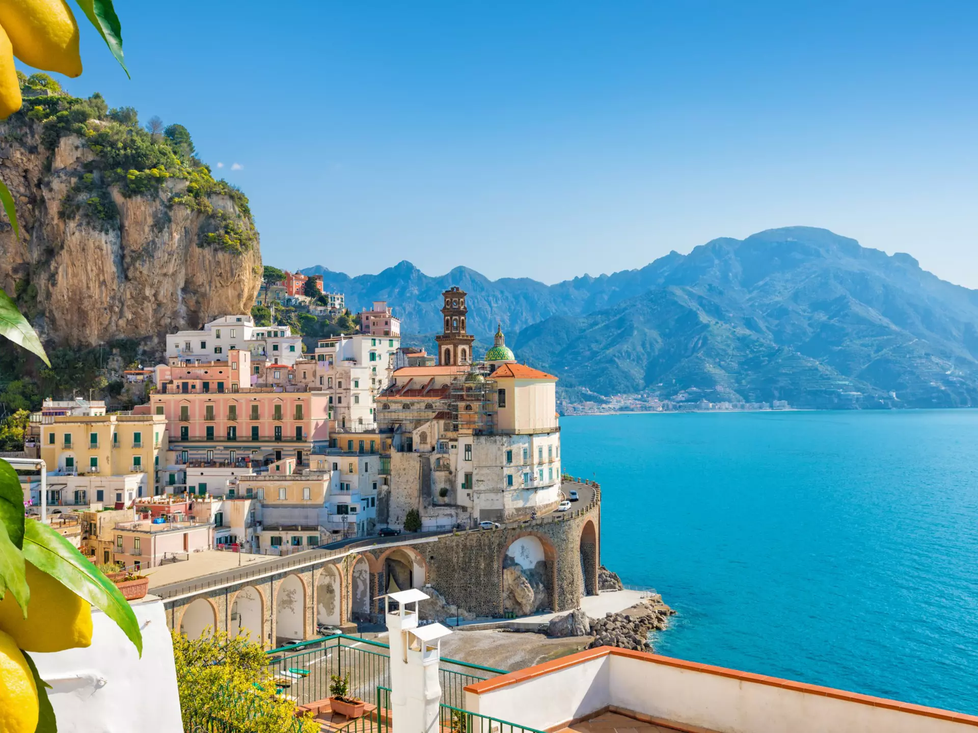 View of the Amalfi Coast in Campania, Italy. IgorZh / Shutterstock