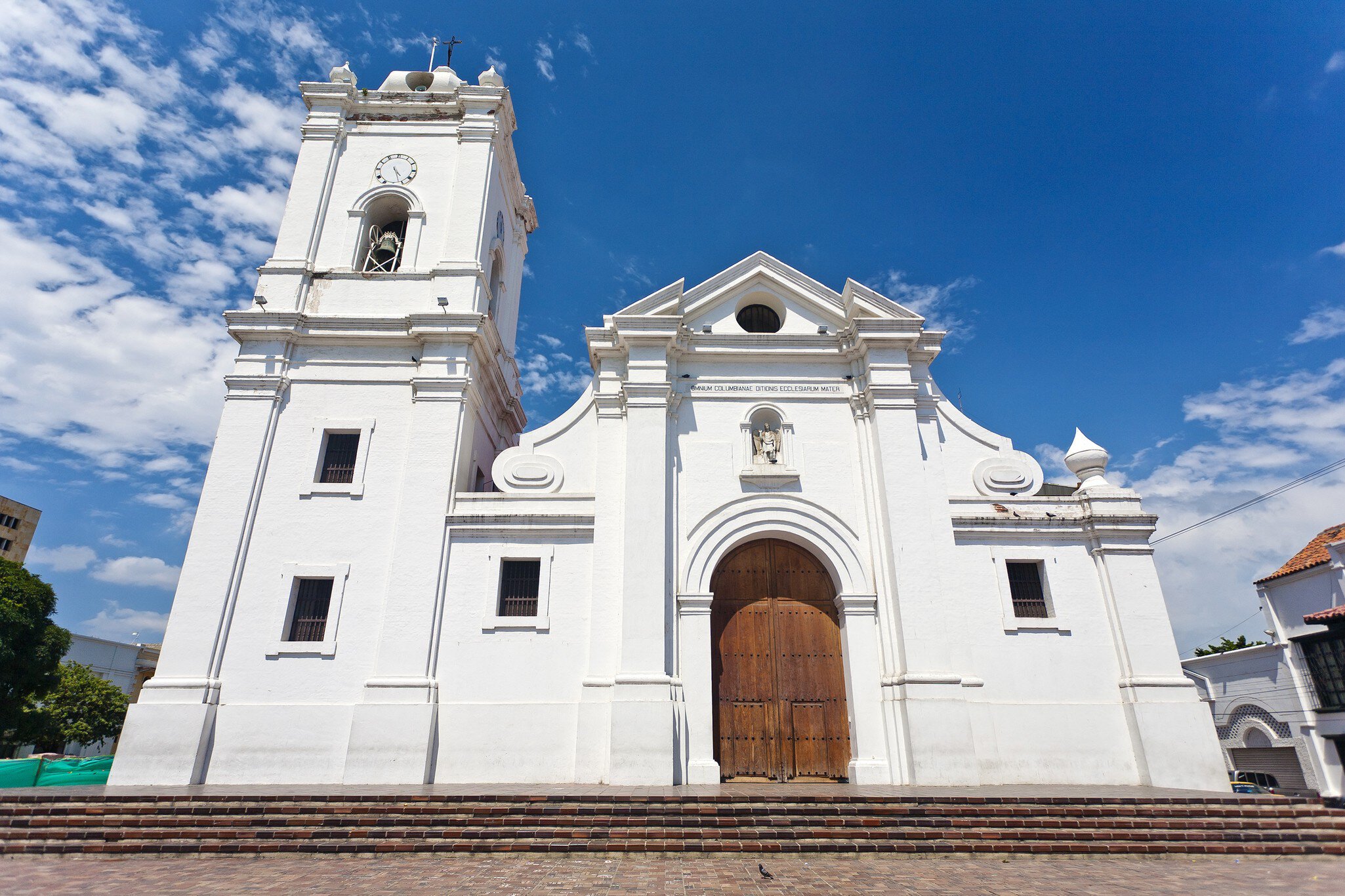 The Santa Marta Cathedral Is A National Monument Built In 1766 Which Held The Remains Of Simon Bolivar Until 1842.