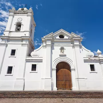 The Santa Marta Cathedral Is A National Monument Built In 1766 Which Held The Remains Of Simon Bolivar Until 1842.