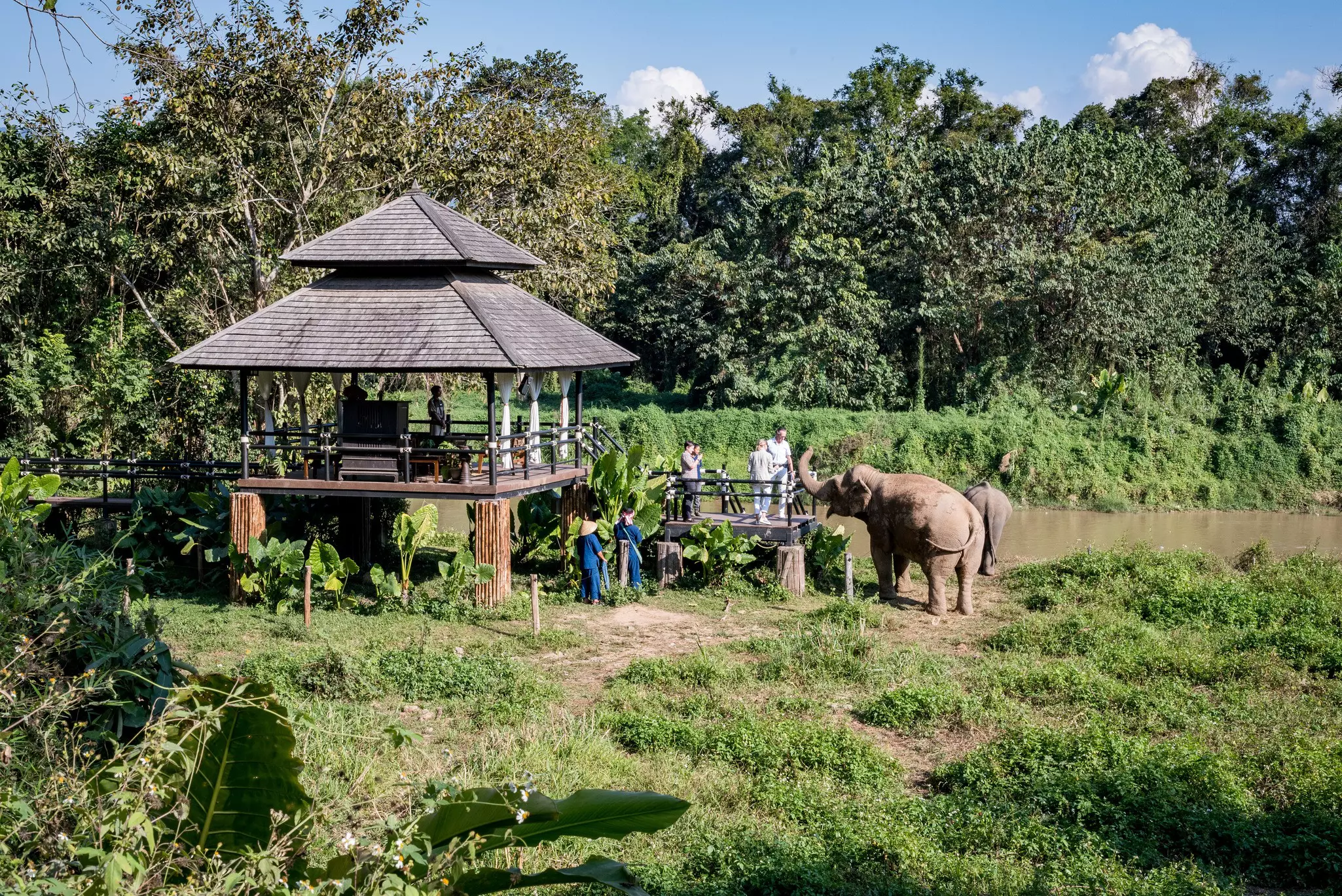 Anantara Golden Triangle's sustainable approach to elephant tourism is to support the mahouts and their families as well as the elephants © Anna Haines / Lonely Planet