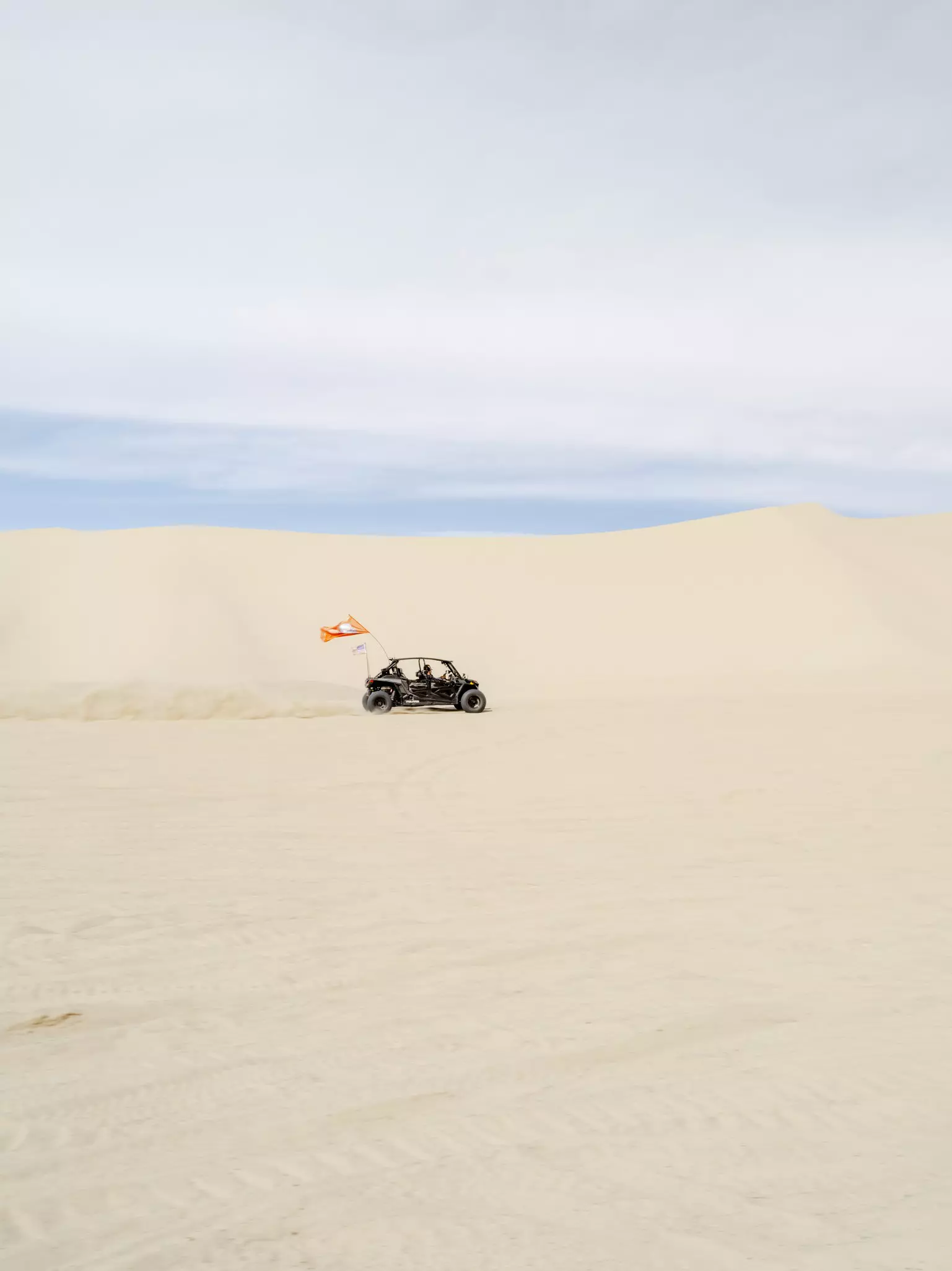 Driving ATVs in the Sand Mountain Recreation Area