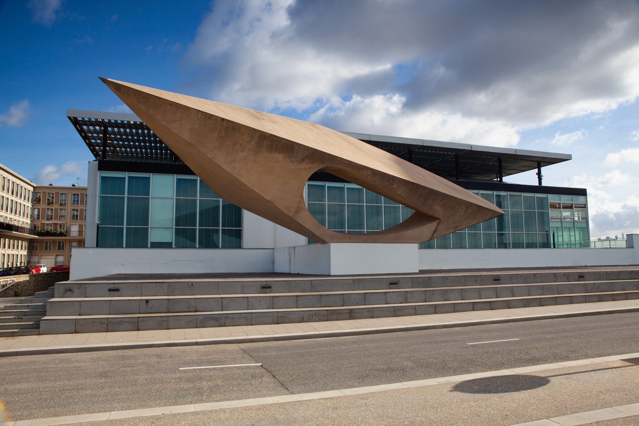 Le Havre,France - 13 October, 2021: Museum of Modern Art Andre Malraux in the harbor.Museum containing one of the nations most extensive collections of impressionist paintings.; Shutterstock ID 2086533223;